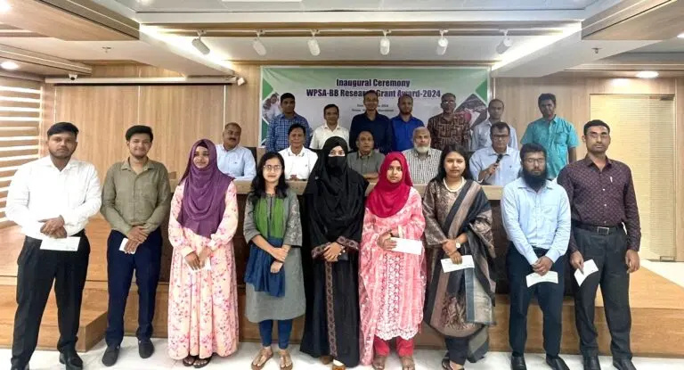 পোল্ট্রি গবেষণায় ৯ গবেষক পেলেন ওয়াপসা-বিবি রিসার্চ গ্রান্ট