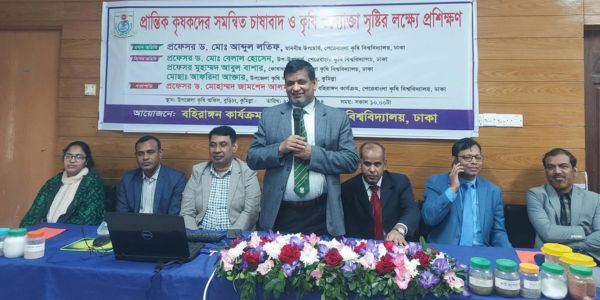 কৃষি উদ্যোক্তা তৈরিতে বুড়িচংয়ে শেকৃবির প্রশিক্ষণ